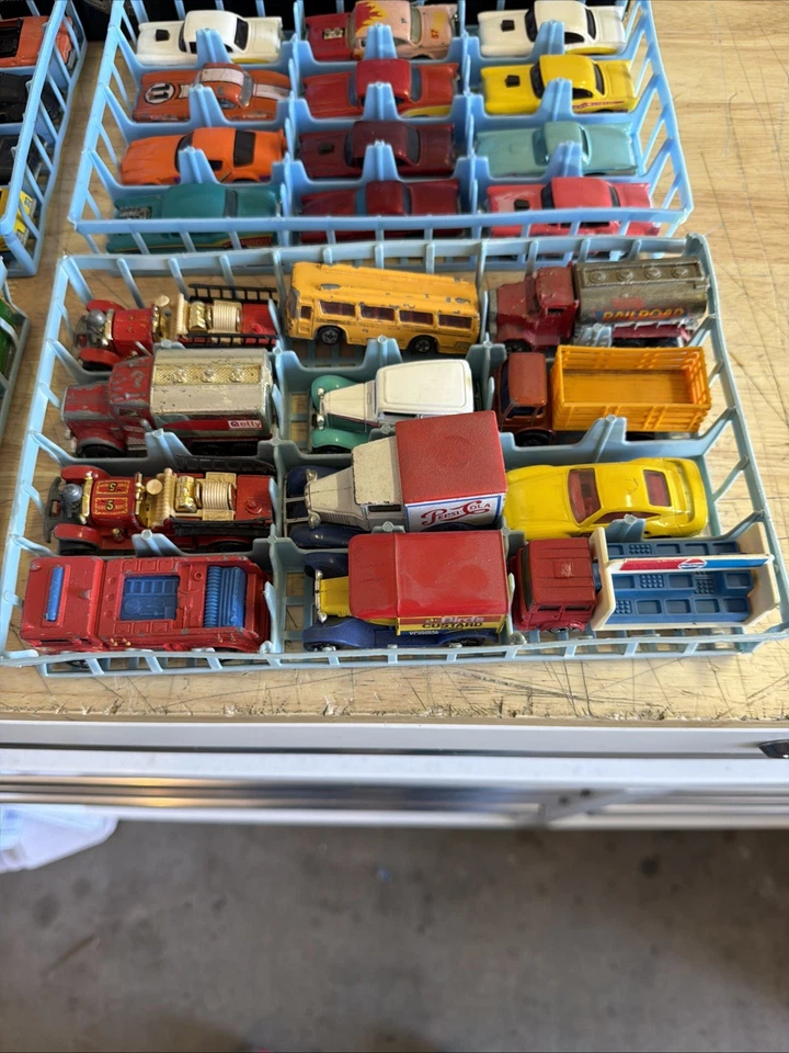 VINTAGE LOT OF 48 LESNEY MATCHBOX , MATCHBOX & HOT WHEELS 1970’s & 1980’s  - Image 4 of 4