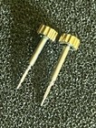 Original Vintage Gold Bulova Accutron Crowns w/ Tuning Fork Logo — photo 5