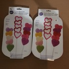 set of 2 Wilton: VALENTINE HEART SILICONE TREAT/COOKIE/CANDY MOLD NEW  — photo 2