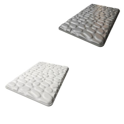 Quick Drying Bathroom Mats with AntiSlip Particles Easy to Clean for Homes