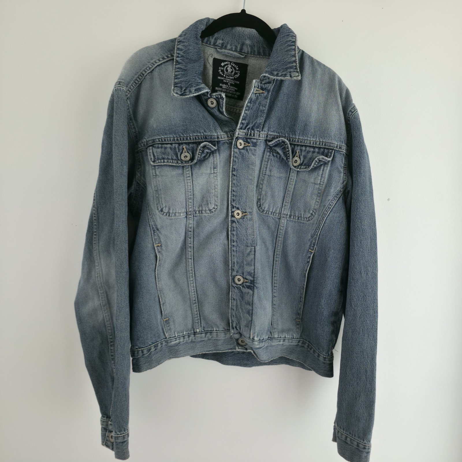 's Medium Denim Trucker Long Sleeve