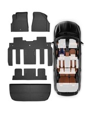 Car Floor Mats for Traverse Enclave: 2009-2017 Only with 2nd Row Bucket Seats...