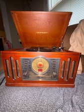 CROSLEY CR74 - Record Player Am/fm Radio, CD Player Cassette Player Tested