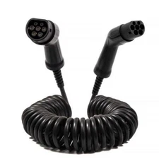Domestic 7.4kw Curly Type 2 EV Charging Cable