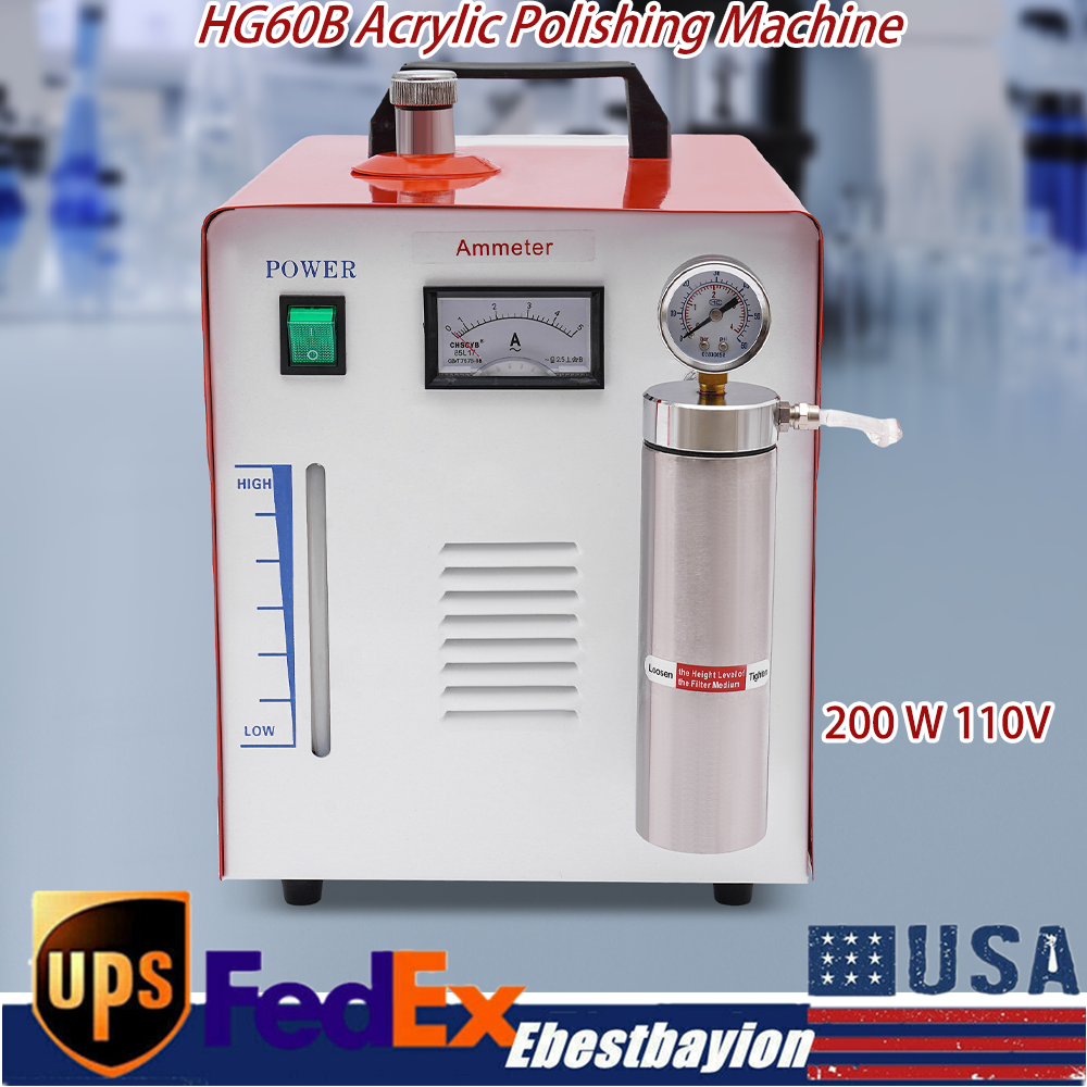Oxygen-Hydrogen Generator Water Welder Acrylic Flame Polishing Machine HG60B 65L