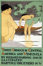 Gringos in Central America Decor Poster. Graphic Art. Wall Interior Design 2184