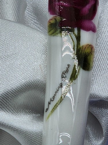 CHANTILLY LACE Botanica Set of 4 Forks ~ Porcelain Floral ~ Stainless Steel - Picture 4 of 7