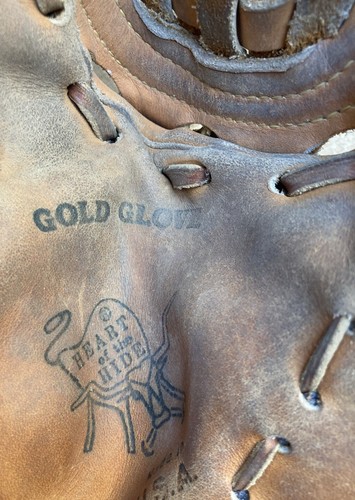 Vintage 12.5" Rawlings Heart of the Hide USA "HOH"-50BF RH Baseball Glove For LH - Foto 6 di 17