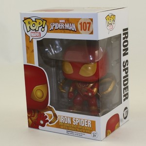 Funko POP! Marvel - Spider-Man - IRON SPIDER #107 (Walgreens Excl) *NON-MINT BOX 849803070106 | eBay