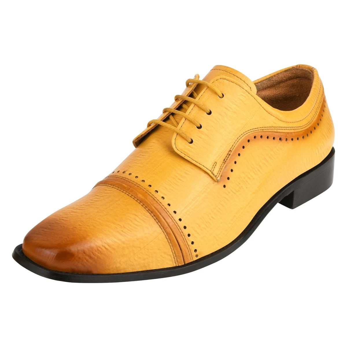 men's mustard yellow dress shoes Mustard Wholecut Oxford Shoe 9.5 UK / 10.5 US