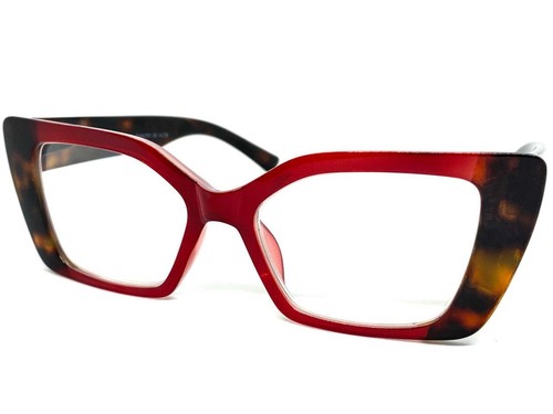 Women Oversize Exaggerated Retro Cat Eye READING Eye Glasses Readers Frame +2.50 - Picture 2 of 6