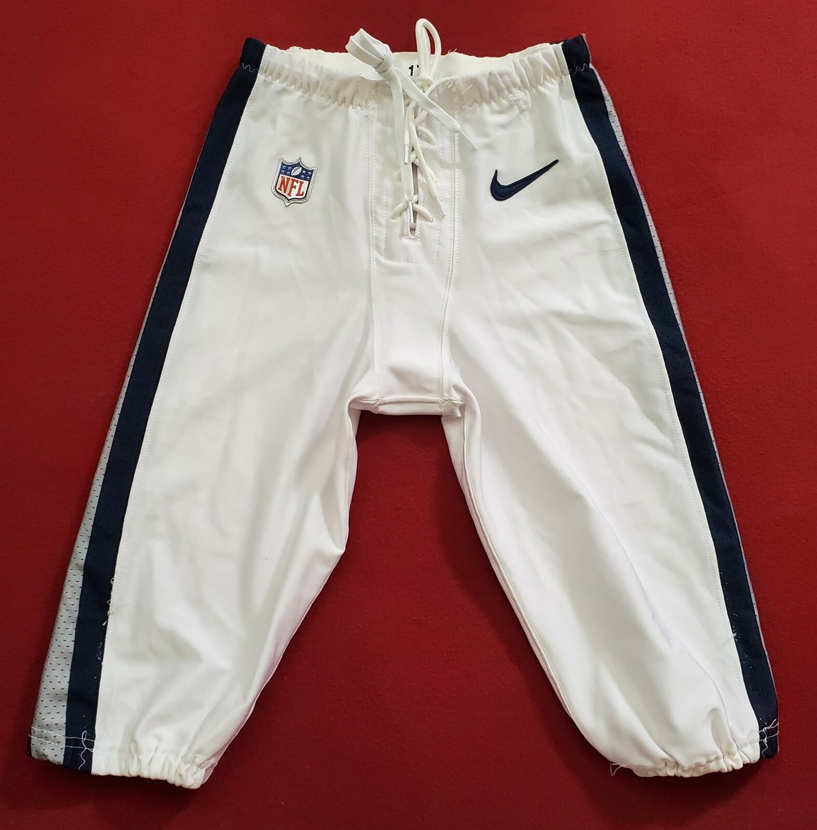 NFLカウボーイズ ゲームジャージ #44 白 Dallas Cowboys #59 NFL Game-Issued White Football Pants - Size 30