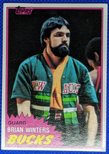 1981-82 Topps BRIAN WINTERS #100 VG/EX Milwaukee Bucks