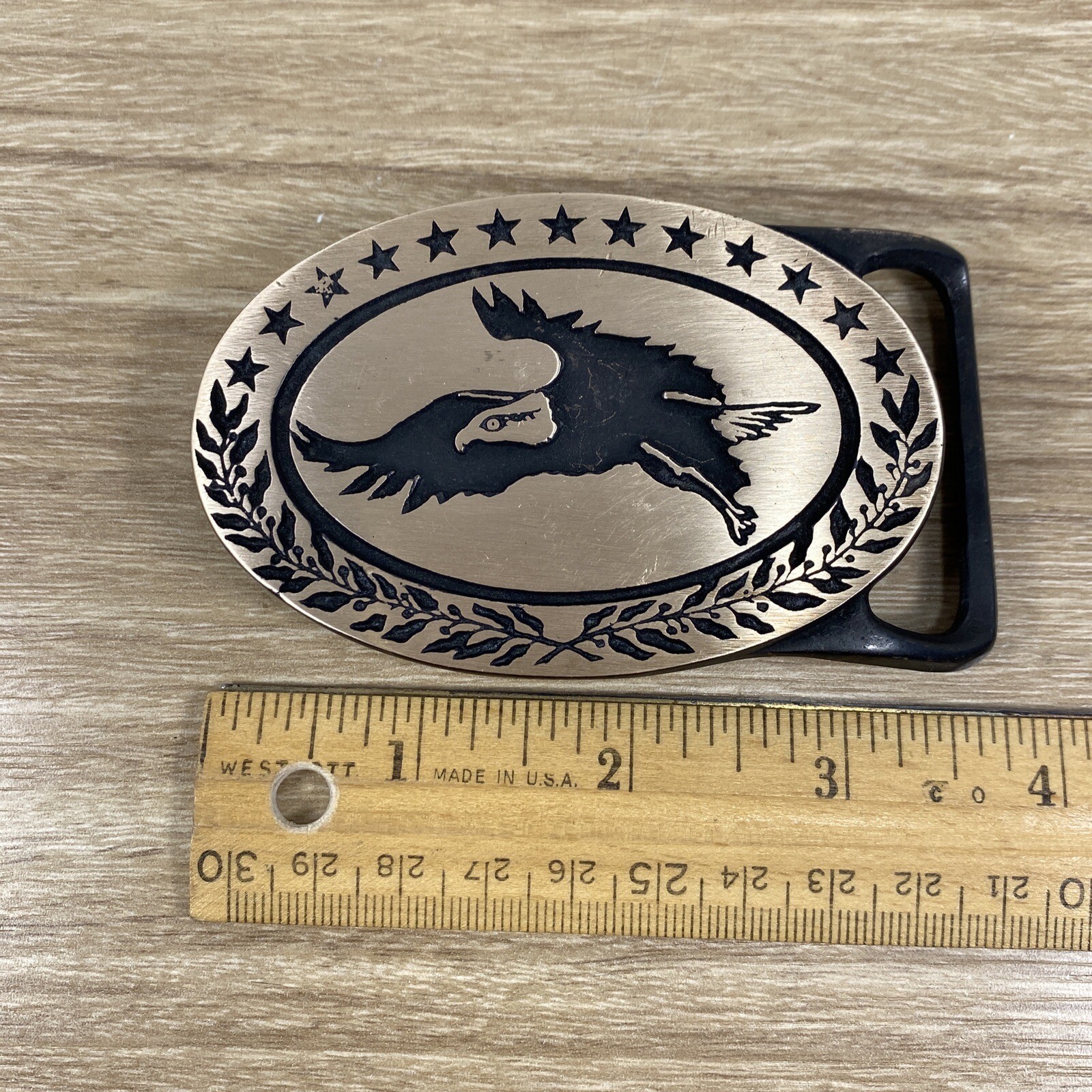 Vintage Tech Ether Guild BALD EAGLE Solid Brass B… - image 10