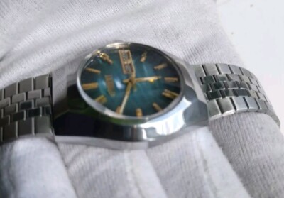 Rolex Seiko Citizen Orient G-SHOCK腕時計 Seiko President Watch Men 36mm Gold Dial Gold Tone Daydate 7n43