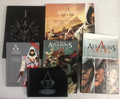 Lot of 6 Assassins Creed Books: Syndicate/ Black Flag/Infographics/Ankh Of Isis