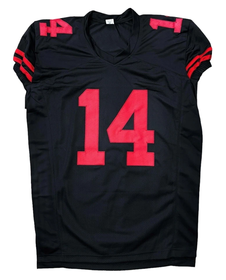 CAMISETA FIRMADA POR RICKY PEARSALL DE LOS 49ERS DE SAN FRANCISCO ESTILO CORTE DE JUEGO CERTIFICADO DE AUTENTICIDAD BECKETT Foto 2 de 2