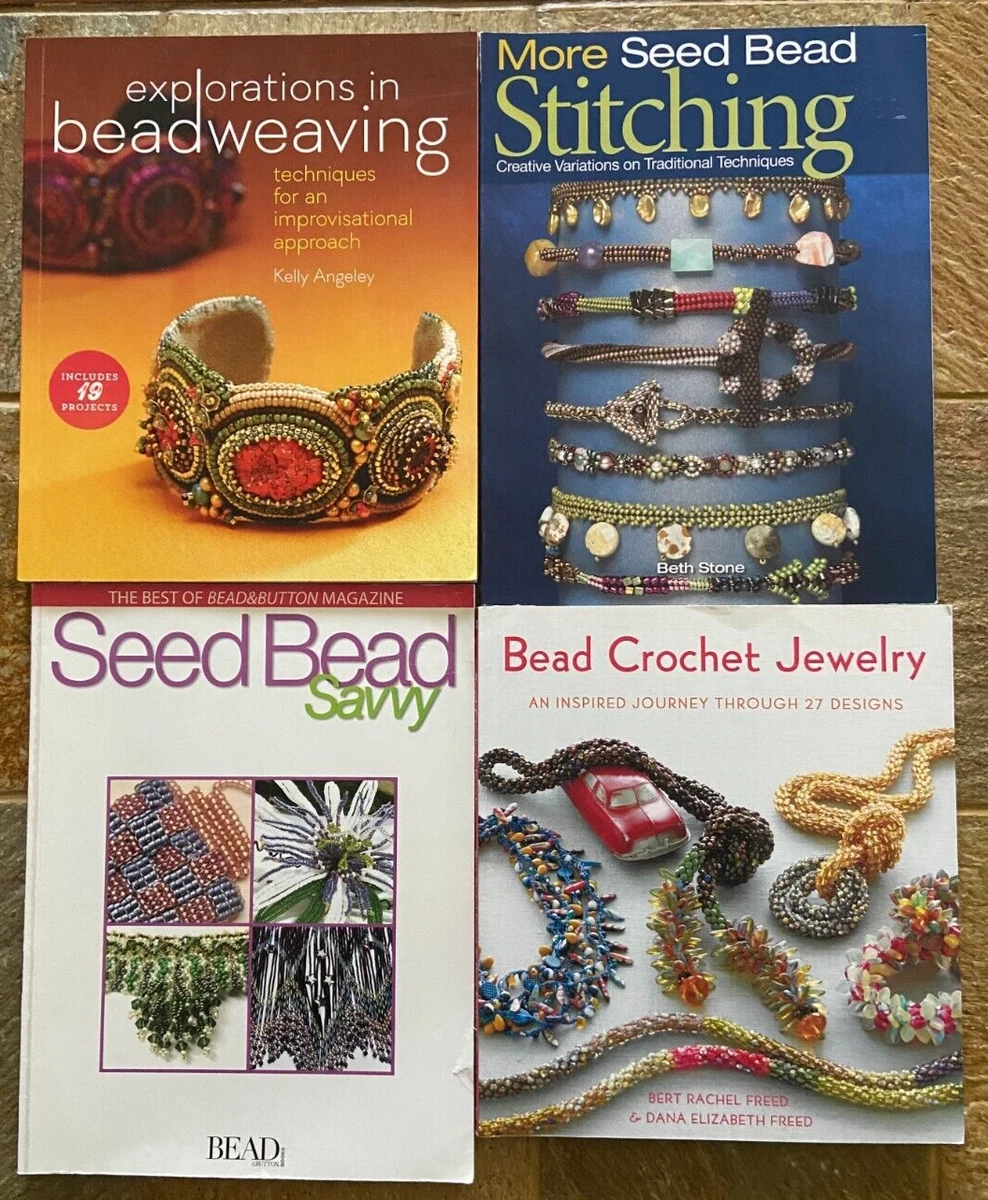 Lot of 4 Bead Jewelry Seed Bead Weaving Crochet Books eBay