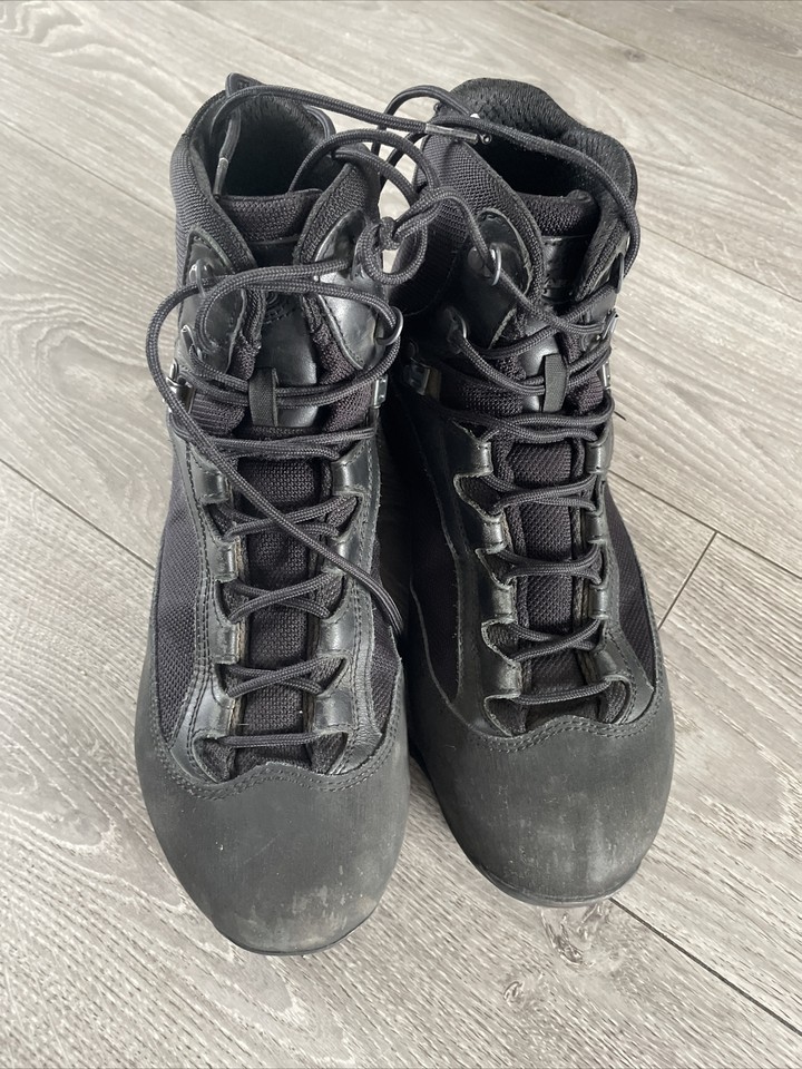 British Army Surplus Aku Army Boots Black Leather Uk Size 9L eBay