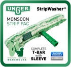 Unger Strip Washer Monsoon STRIP PAC COMPLETE WASHER 14" 35cm T-Bar & Sleeve