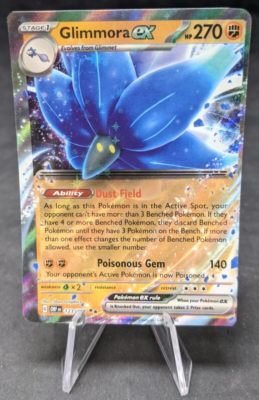 Pokemon Carta Singola – Glimmora Ex 213/197 – Fiamme Di Ossidiana – Ultra Rara Arte Completa - 4