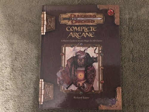 D&D: Complete Arcane - Supplement / Hardcover NM TSR AD&D - Picture 1 of 2