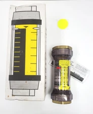 HEDLAND FLOMETER H617-610 EZ-VIEW W/SENSOR 2" CONNECTION SIZE BRASS 325PSI MAX