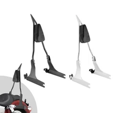 26" Tall Backrest Sissy Bar Fit For Harley Dyna Super Glide Low Rider Wide Glide
