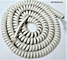 2-Pack Samsung Phone Handset Cord iDCS DCS 12B Falcon Prostar Almond Long 25Ft
