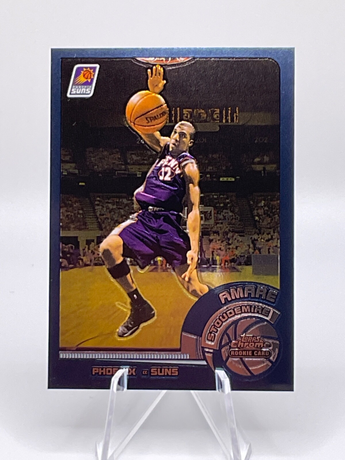 Amare Stoudemire 2002-03 Topps Chrome Rookie RC #126 Phoenix Suns Sharp!