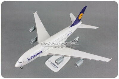 Lufthansa Airbus A380 1/250 スケールモデル 1:250 30CM Lufthansa AIRBUS A380 Passenger Airplane ABS Plastic