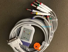 New Schiller ECG Cable 10leads IEC Banana 4.0 Type