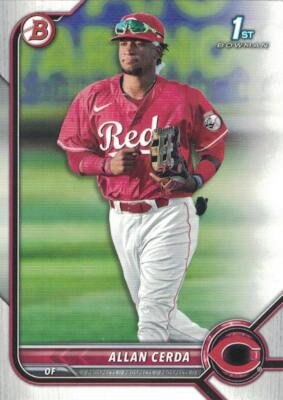 Allan Cerda 2022 Bowman #BP-142 Prospects Cincinnati Reds