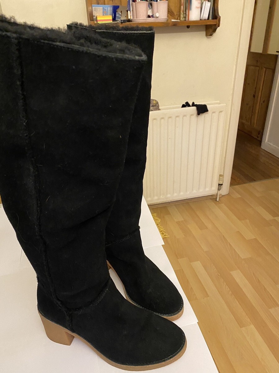 UGG Kasen Tall Heeled boots Knee High Suede Boots brand new UK RRP £240