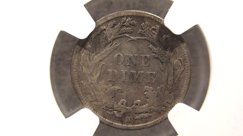 1884 S Seated Dime NGC XF40 CIRCULATED 10C SILVER Coin PRICED TO SELL! - Picture 3 of 4
