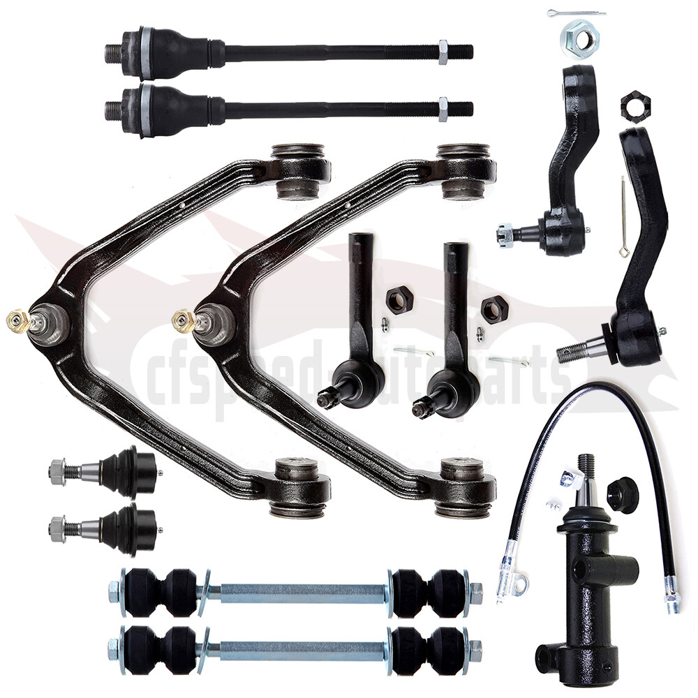 13x Front Suspension Control Arm Pitman Arm Tie Rod For 03-06 Cadillac Escalade