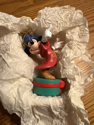 Disney Fantasia Mickey Mouse Ornament Grolier Christmas Tree NOS