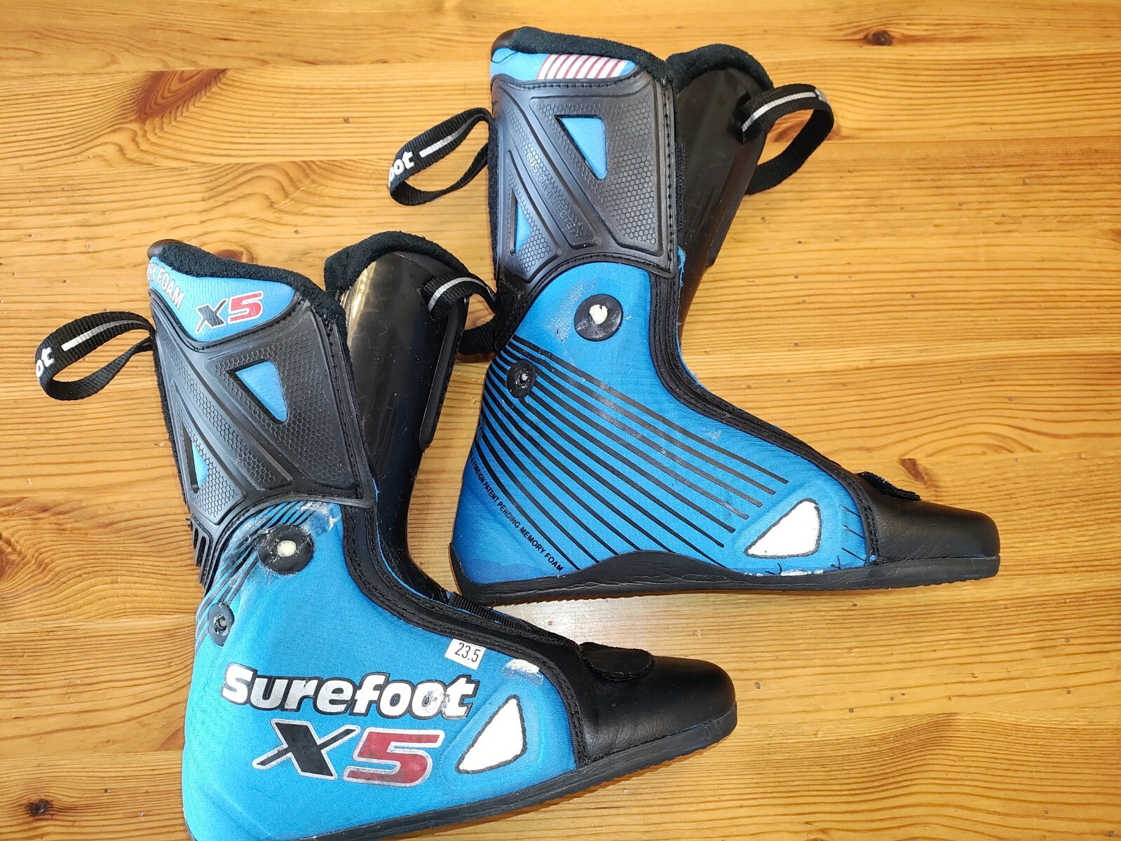 SALOMON SUREFOOT X5 SERIES FODERA SCARPONI DA SCI 23 5 CON MEMORY FOAM include plantare