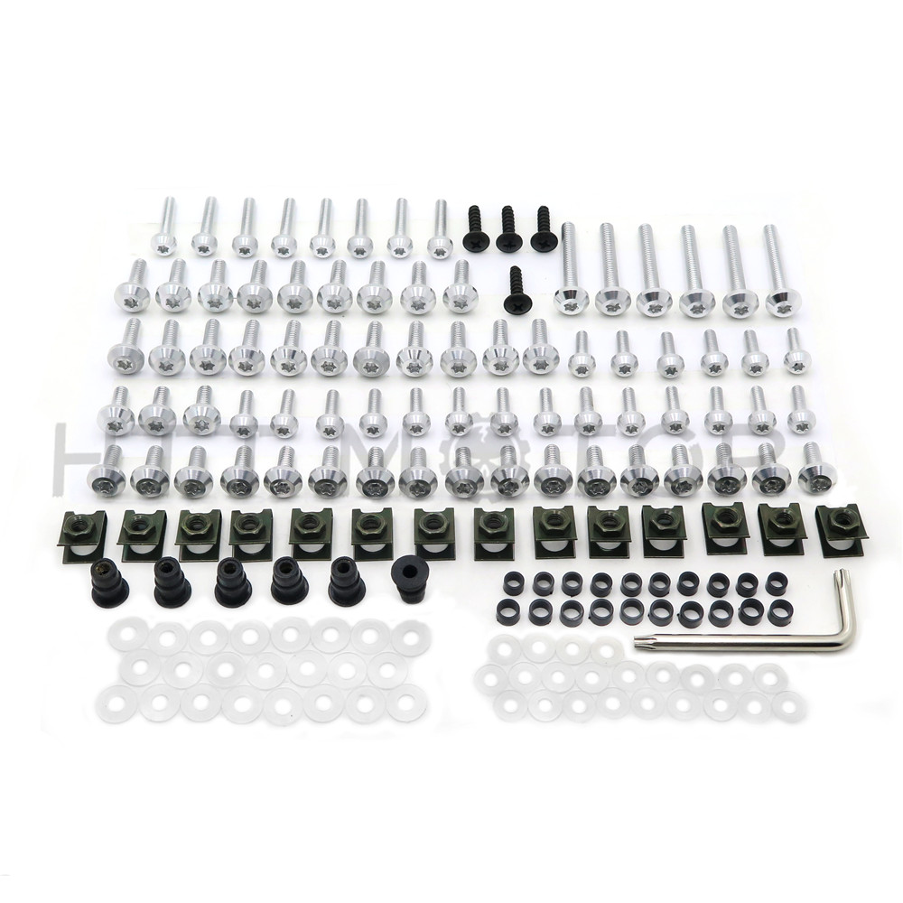 CNC Fairing Bolt Kit Body Screws Fasteners for Kawasaki