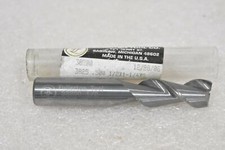 FULLERTON TOOL CO. 38200 1/2" SQUARE END 2-FLUTE CARBIDE END MILL, MADE IN USA