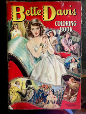 1942 Coloring Book Bette Davis Merrill 4817 Actress