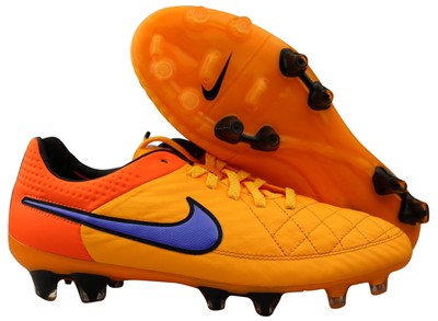Nike Tiempo Legend V FG Męskie buty piłkarskie Skórzane krzywki  pomarańczowy Gr. 40,5 47 NOWOŚĆ | eBay