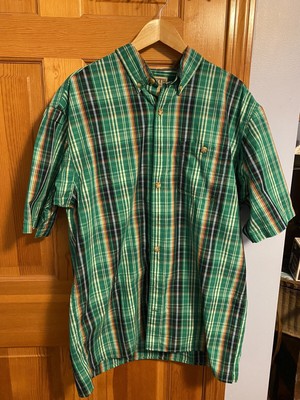 Duluth Menâs Large Tall Button Up Shirt, Short Sleeves | eBay
