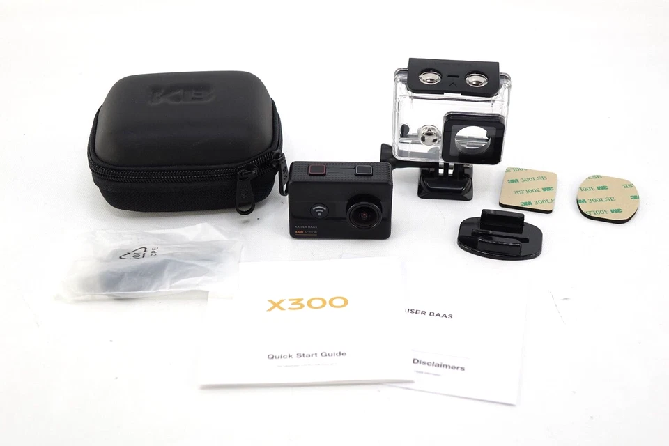 Kaiser Baas KBA12053 X300 Action Camera 2.5K 30FPS 8MP Electronic Stabilization - Image 3 of 4