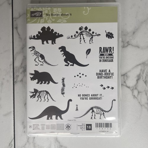 Stampin’ Up! NO BONES ABOUT IT Clear Stamps 138756 Dinosaurier Geburtstag B12