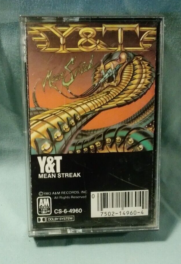 Y&T Mean Streak, 1983 A&M CASSETTE 75021496040| eBay