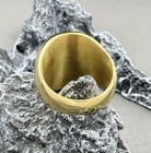 Men’s 18k Gold Plated Stainless Steel Star Of David Gold Ring! Size 7 — photo 3