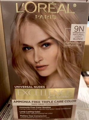 Loreal Excellence Creme Hair Color Universal Nudes Triple Care