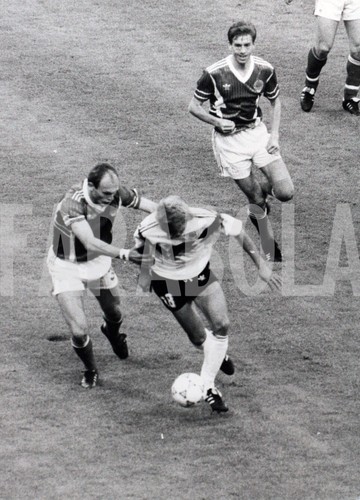 Photo de presse vintage Football À 5, Pelouse, Italie Vs Hongrie