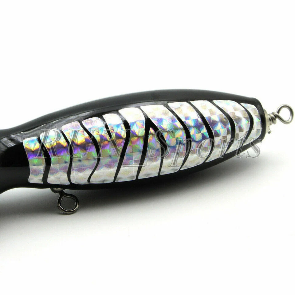 Señuelo de atún de pesca de mar superficie superior GT Popper GT Popper de madera dura hecho a mano Foto 3 de 4